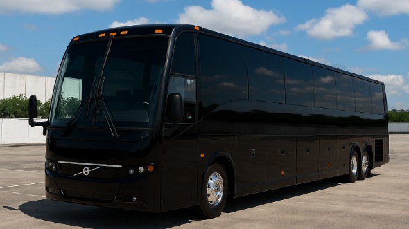Exterior of Charter Bus Company Allentown's 47 Passenger Charter Bus in Allentown