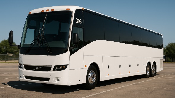 Exterior of Charter Bus Company Allentown's 54 Passenger Charter Bus in Allentown
