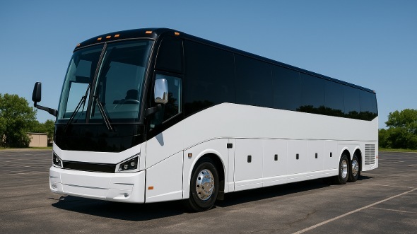 Exterior of Charter Bus Company Allentown's Ada Passenger Charter Bus in Allentown
